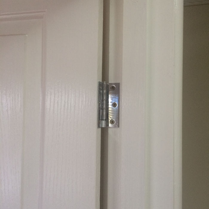 how to repair rubbing  door